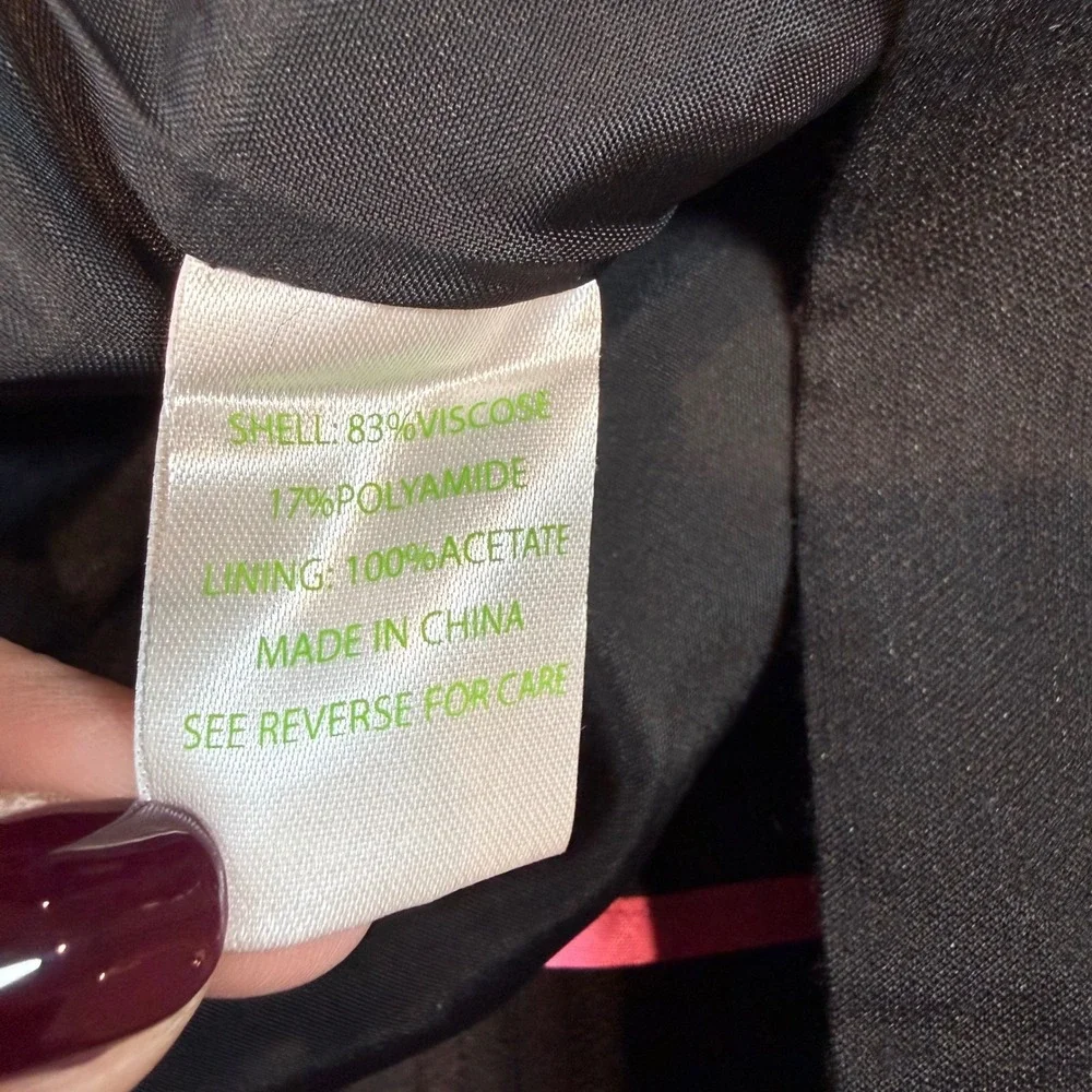 Lilly‎ Pulitzer Black Strapless Bow Dress Cocktail Size 10 - Picture 5 of 7